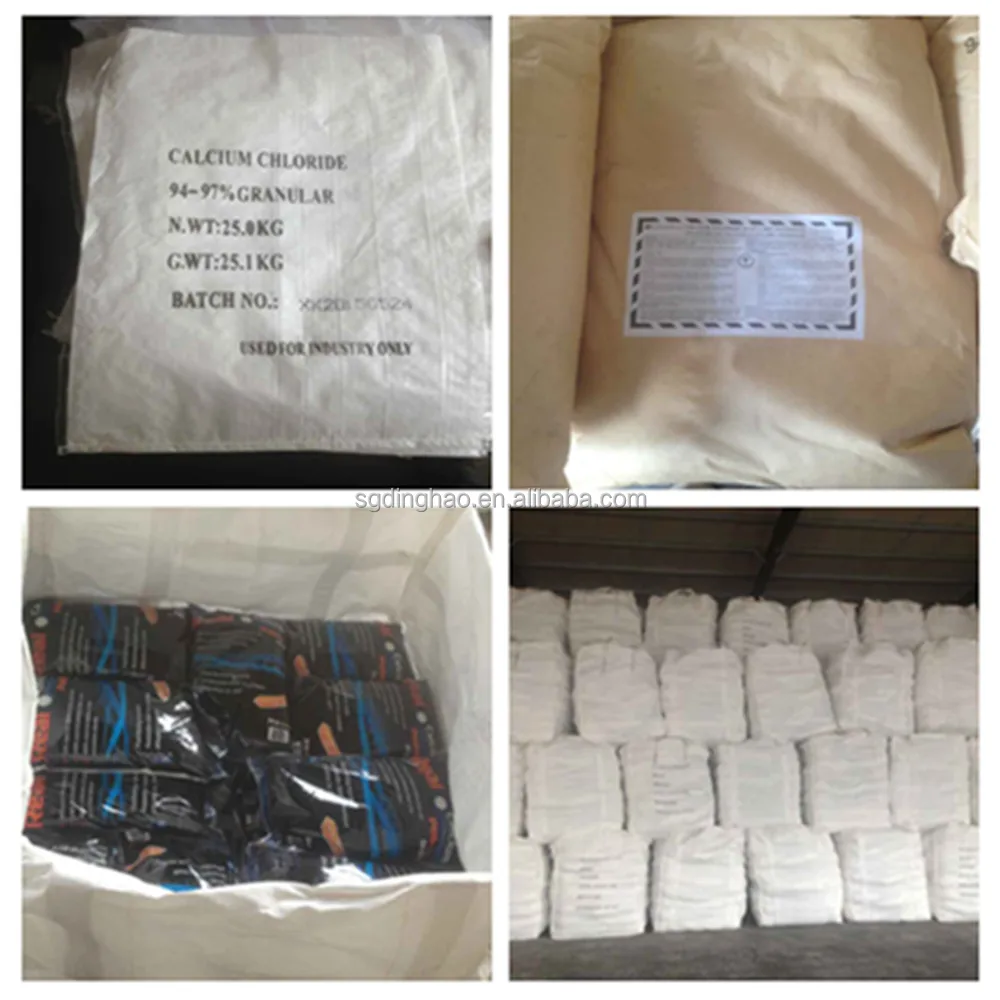 High Quality Calcium Chloride Flakes Flow