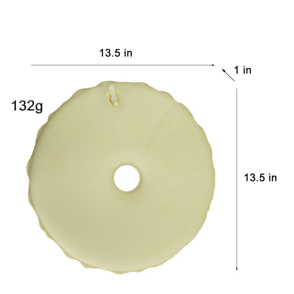 
High quality inflatable air filled back pillow car seat back pillow with washable pillowcase 