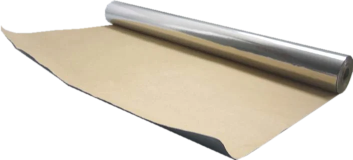 Silver or Gold Kraft Paper Laminated or Backed Aluminum Foil Paper for Tea Coffee Butter Powder Packaging With Printing