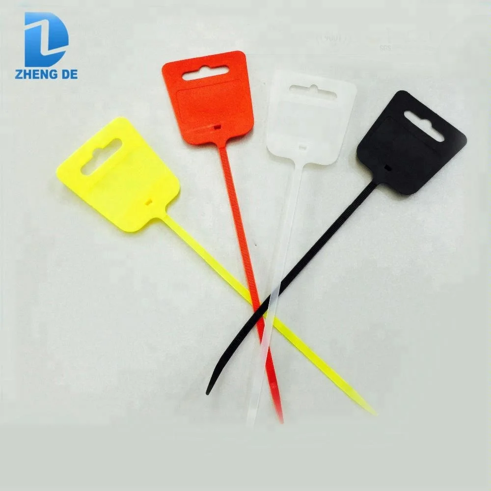 Wenzhou Yueqing Hot Sale Plastic Cable Tie Marker Tag