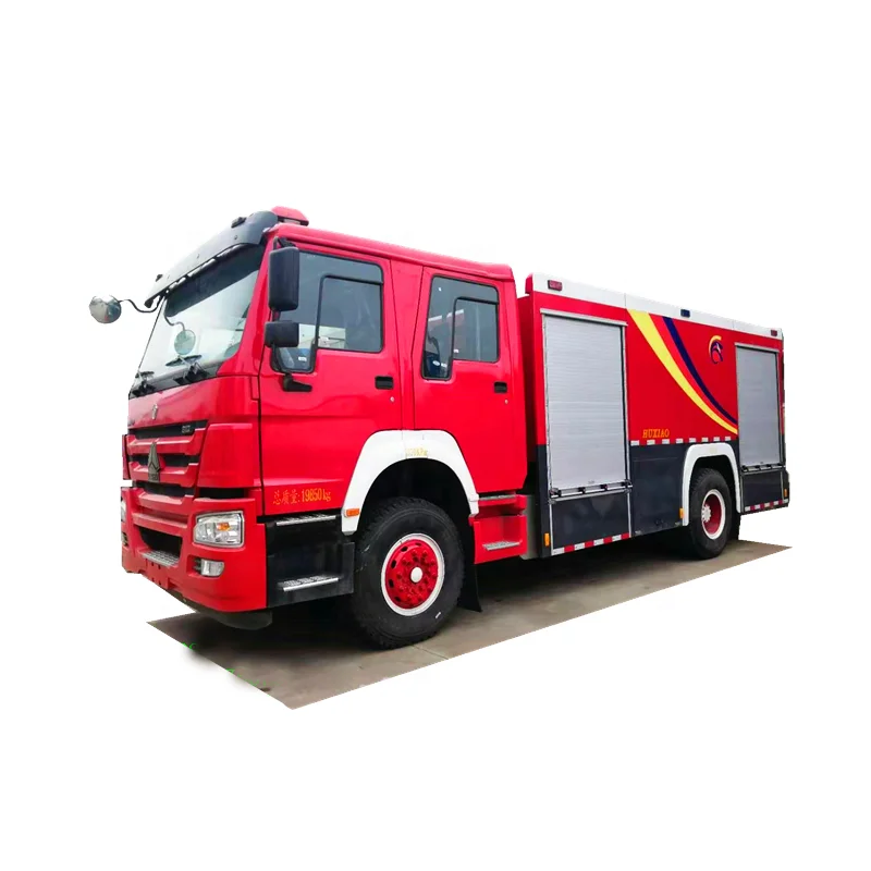 SINOTRUK HOWO 4X2 /6X4 6 колес для малышей с изображением пожарной машины 5000 литров пены резервуар воды