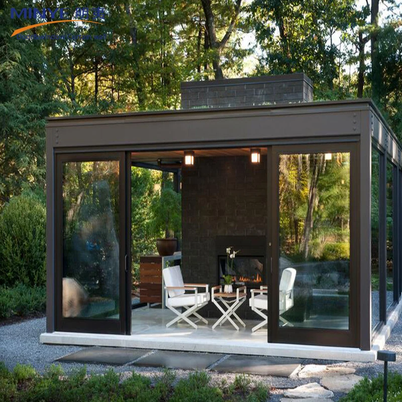 Exterior aluminum sliding door glass door system large sliding doors