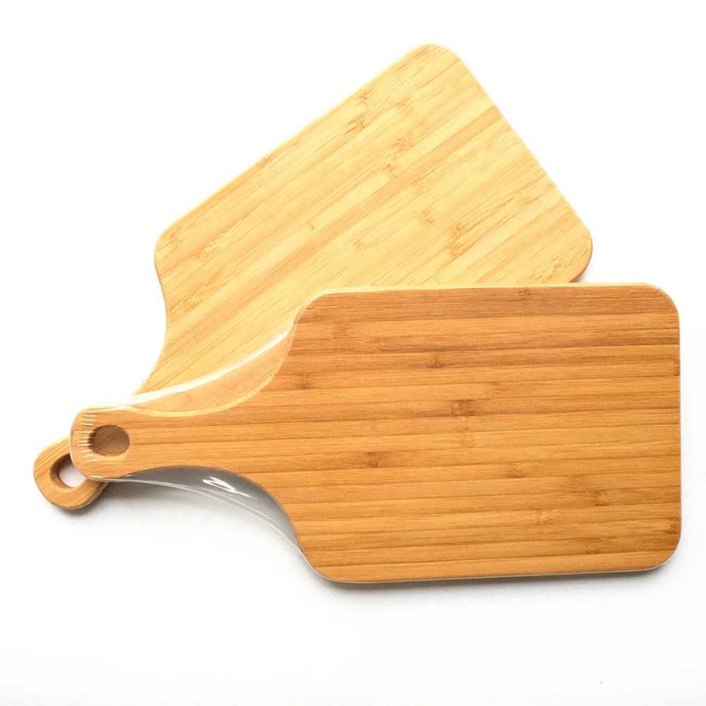 Factory Wholesale Bamboo Wooden Cutting Board Handle Baking Pizza Bread Fruit Cheese