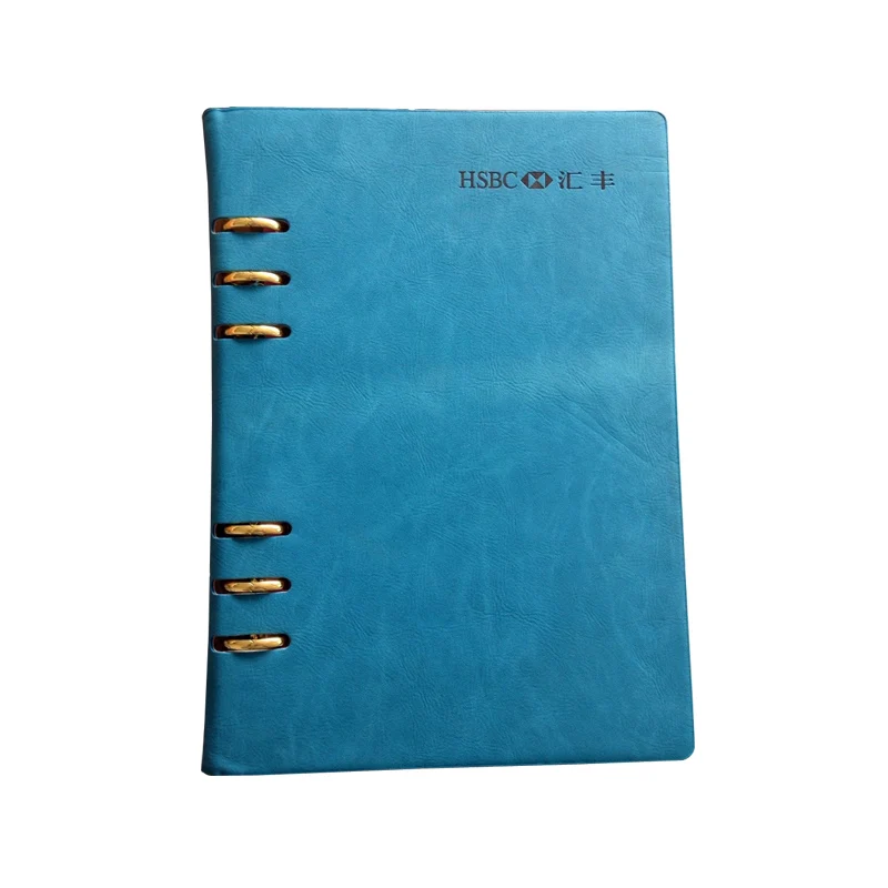 Direct printing factory competitive price journal book  easy carry planner grain soft PU Leather notebook printing
