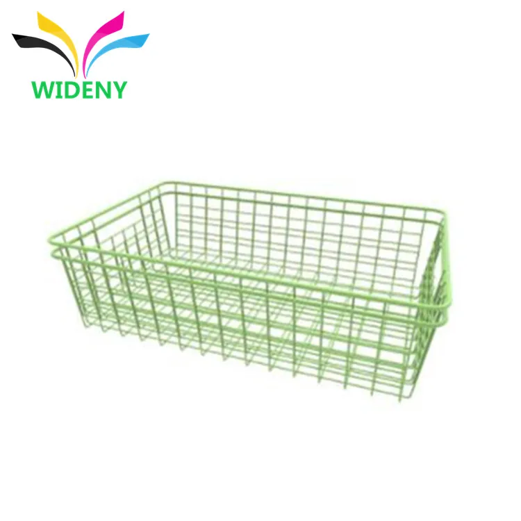 Красивый дизайн, сетчатый Настольный органайзер из металлической проволоки цвета розового золота для ноутбука, корзина для хранения