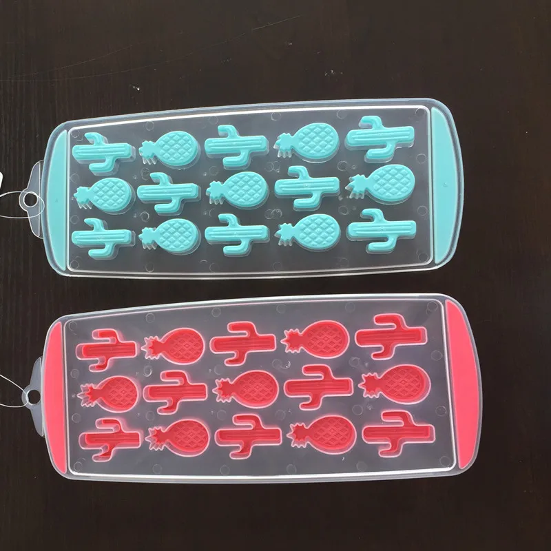 Stackable Plastic Ice Cube Trays Tree Shape for Sport Water Bottles