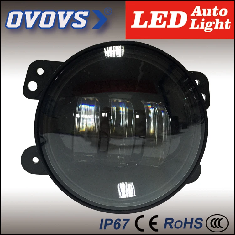 OVOVS 1800LM 4-дюймовый авто мотоцикл противотуманные фары светодиодные фонари для автомобилей j еэп