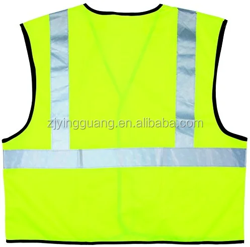 
Reflective Safety Vest with Scotchlite 2-Inch Silver Reflective Stripes 
