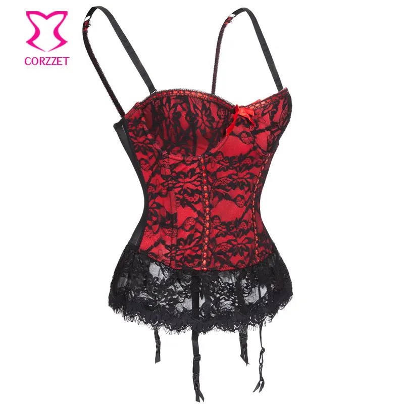 Factory Sales Lingerie In Red For Sleepwear Sexy Overbust Waist Training Corset and Bustier Fashion Clothing