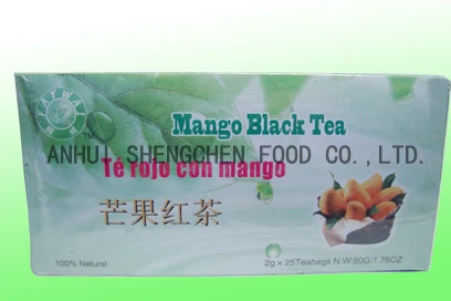 Mango Black Tea flavored tea fruit 100% natural delicious