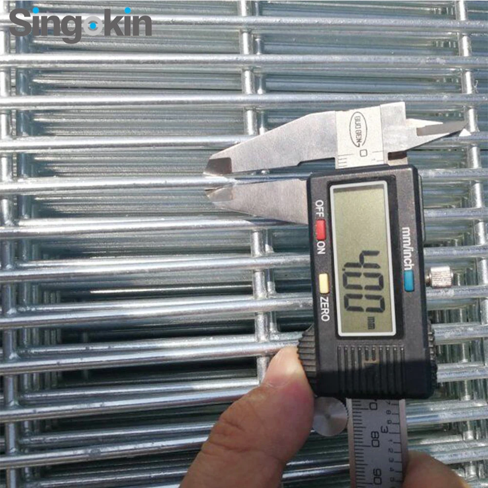 358 Powder coated and galvanized High security prison mesh fencing  anti climb snake proof fence panel