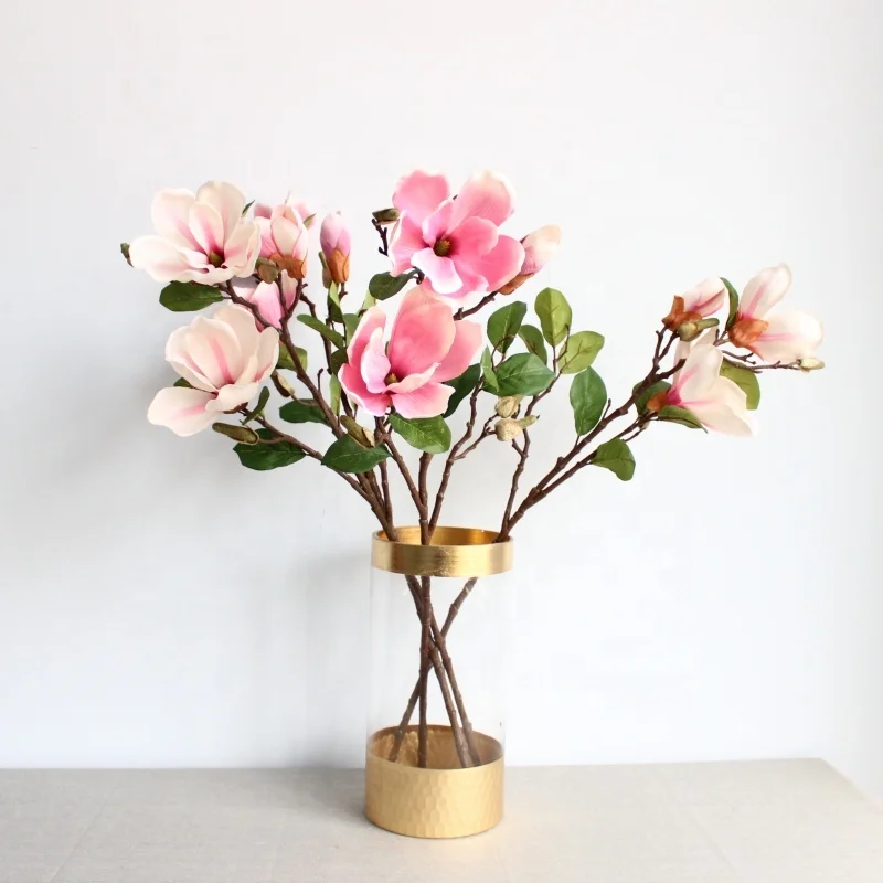 Новинка Лидер продаж искусственные высококачественные цветы Yulan 70 см декоративный цветок магнолии для украшения дома свадьбы
