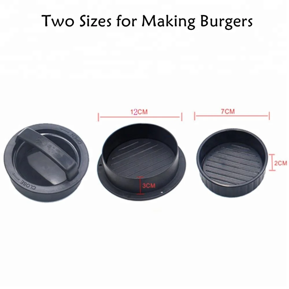 (Transistors) adjustable burger press