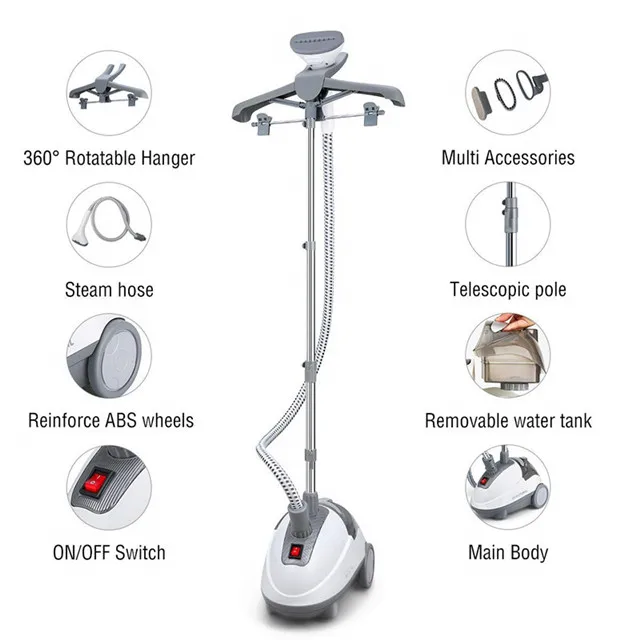 portable electric vertical steamer handheld garment steamer