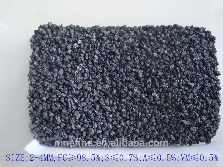углерода рейзер графитированных нефтяного кокса