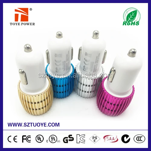 Professional Factory!!! 5v2. 1a custom logo dual usb car charger
