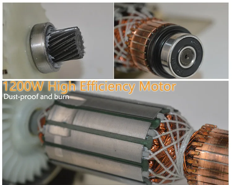 Waterproof 1300W electric table marble cutter machine for cutting