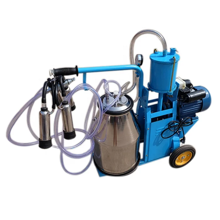 Piston type single bucket light cow milking machine equipment