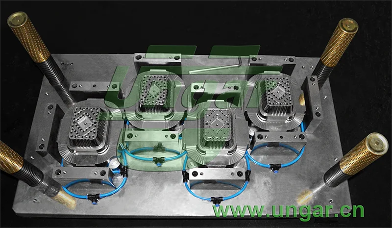 
Multi Cavities Productive UNGAR Aluminium Foil Container Making Machine Punch Forming Mould with Pneumatic System for Container 