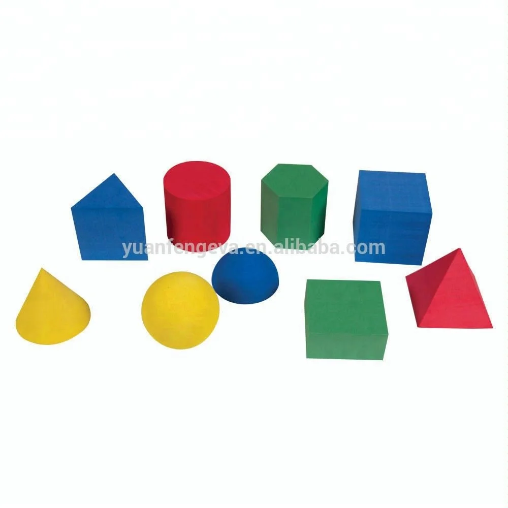 Large Foam Geometric Solids Educational Toy