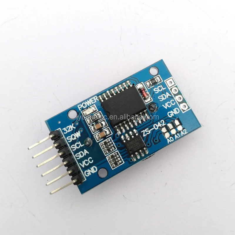 
DS3231 and AT24C32 High Precision Clock Storage Module IIC Interface EEPROM RTC with CR2032 battery 