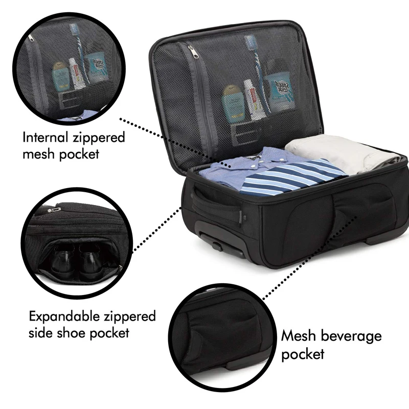 Hot sale Endeavor Wheeled Under seat Carry-On luggage