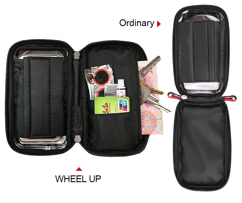 WHEEL UP Universal 6.5 Inch Waterproof Bicycle Handlebar Phone Holder Mobile Phone Bag Holder For Bike