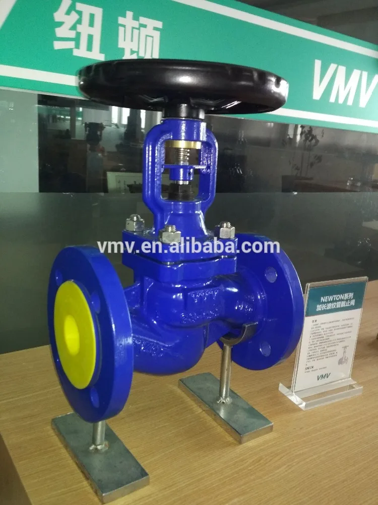 DIN PN16/PN25/PN40  bellows sealed globe valves ISO9001