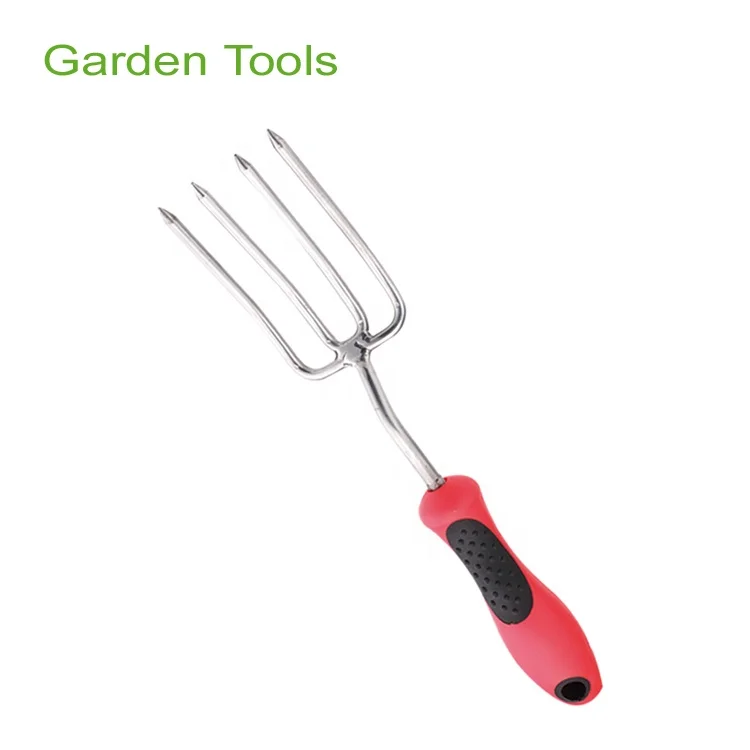 
SS201 Garden Fork With Plastic Fork Handle Stainless Steel Garden Tools RL168Q 