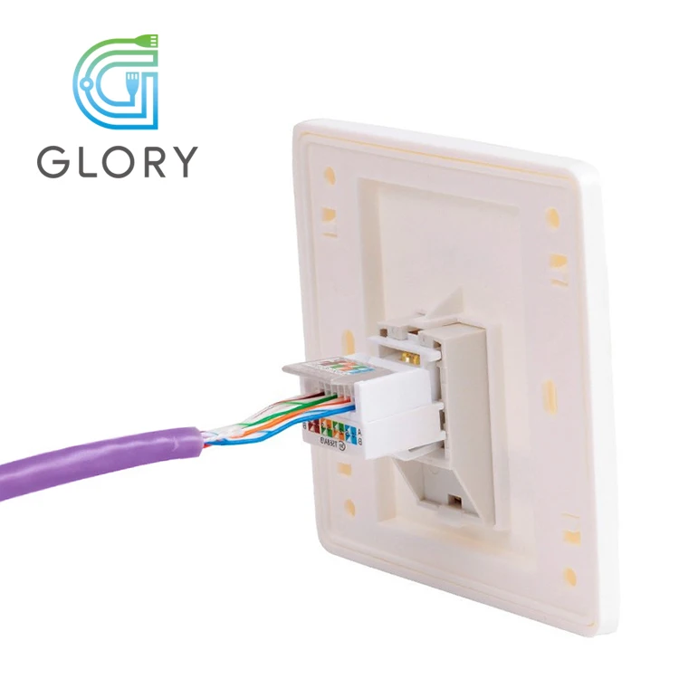 Hot Sale Communication Modular Jack For Internet Connecting  RJ45 Cat5e Keystone Jack