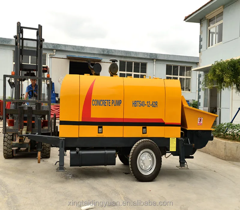 2017China hot sale S tube valve small electric portable concrete pump for fine stone with delivery pump