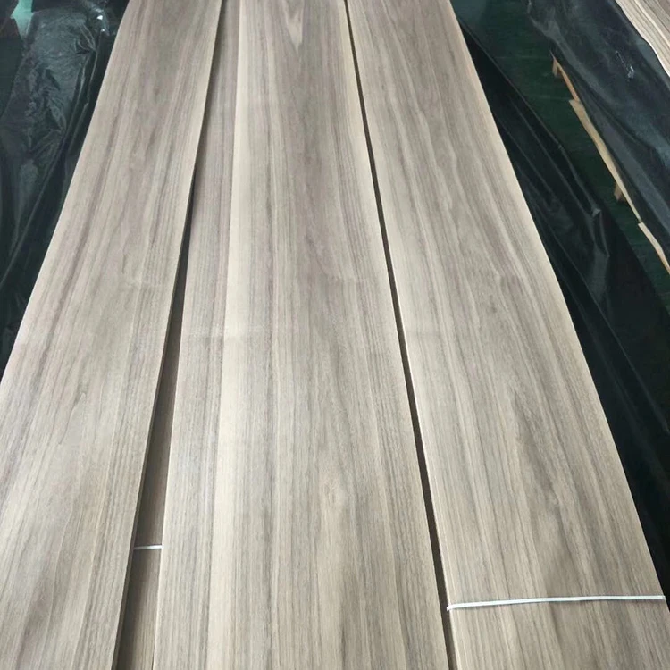 Factory Supply Natural Sliced Veneer Black American Walnut Wood Veneer Sheet