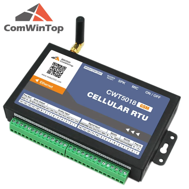 CWT5018 Industrial Wireless Wifi 3G 4G Gsm Gprs Modbus Digital Analog Input 4-20ma 0-5v Data Logger