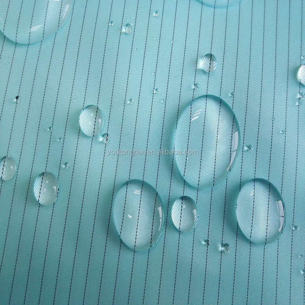 polyester waterproof anti-static fabric
