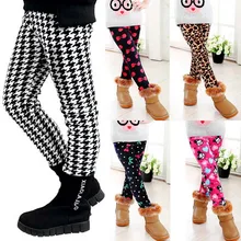 New 2015 Winter Girls leggings Children kids Pants Plus Velvet Thick Warm Pants Kids Trousers children’s clothing bobo choses