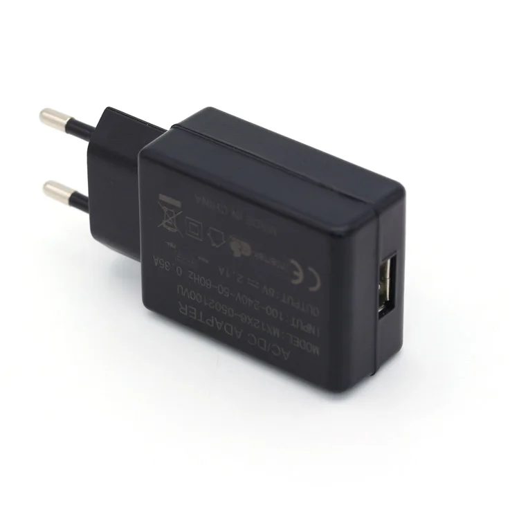 5V2A USB A Phone Adapter Charger Promotion 3C Standard  For Asia Market