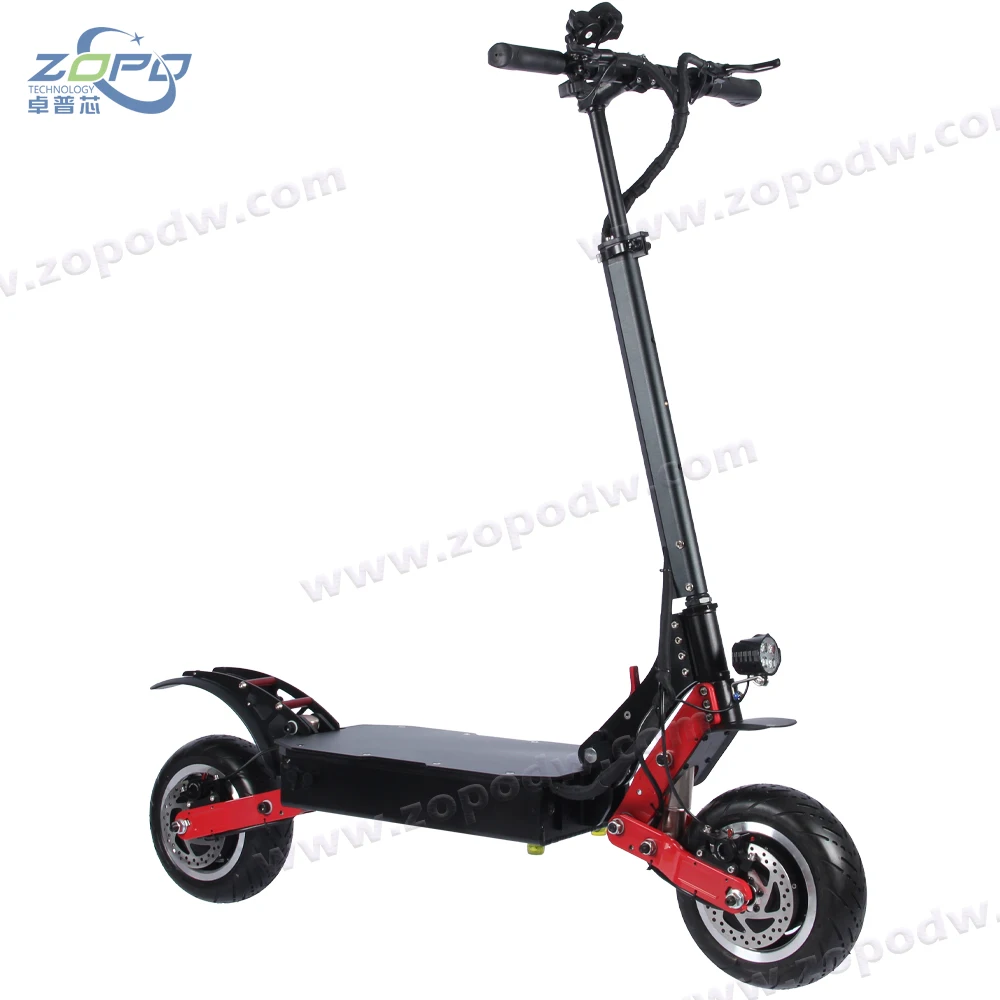 
60V 5600W dual motor powerful electric motorcycle scooters 11inch High Quality long range foldable off road tire and Road tire 