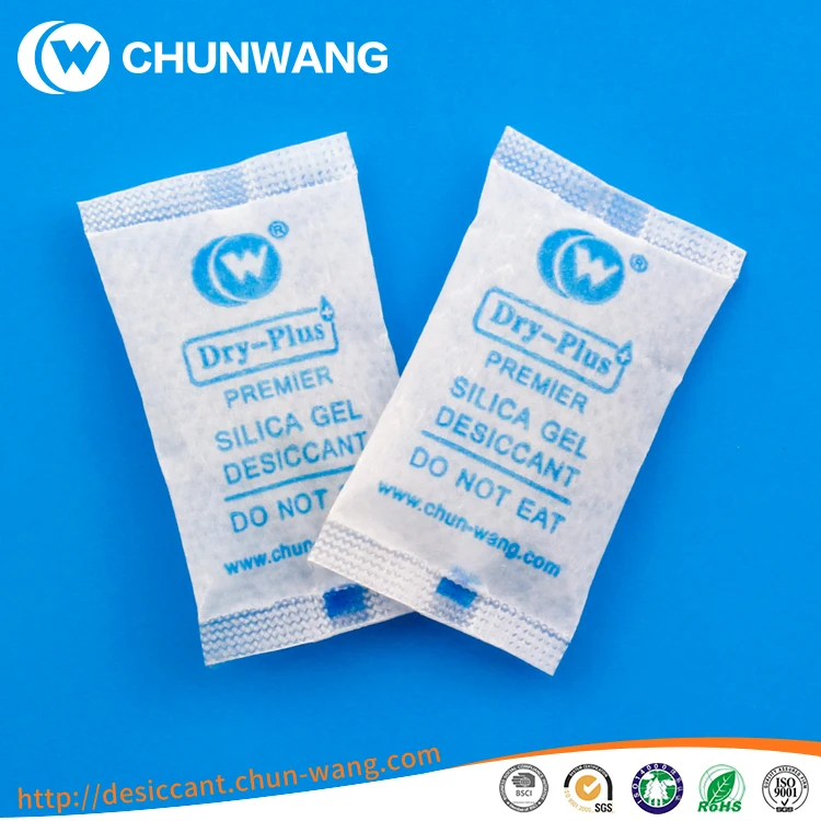 
food packaging silica gel absorbent sachets for freshness and crispy purpose 