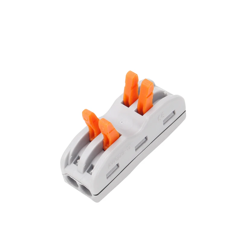 5 Pin Quick Wire Connector Universal Compact Wiring Connector Push-in Conductor Terminal Block