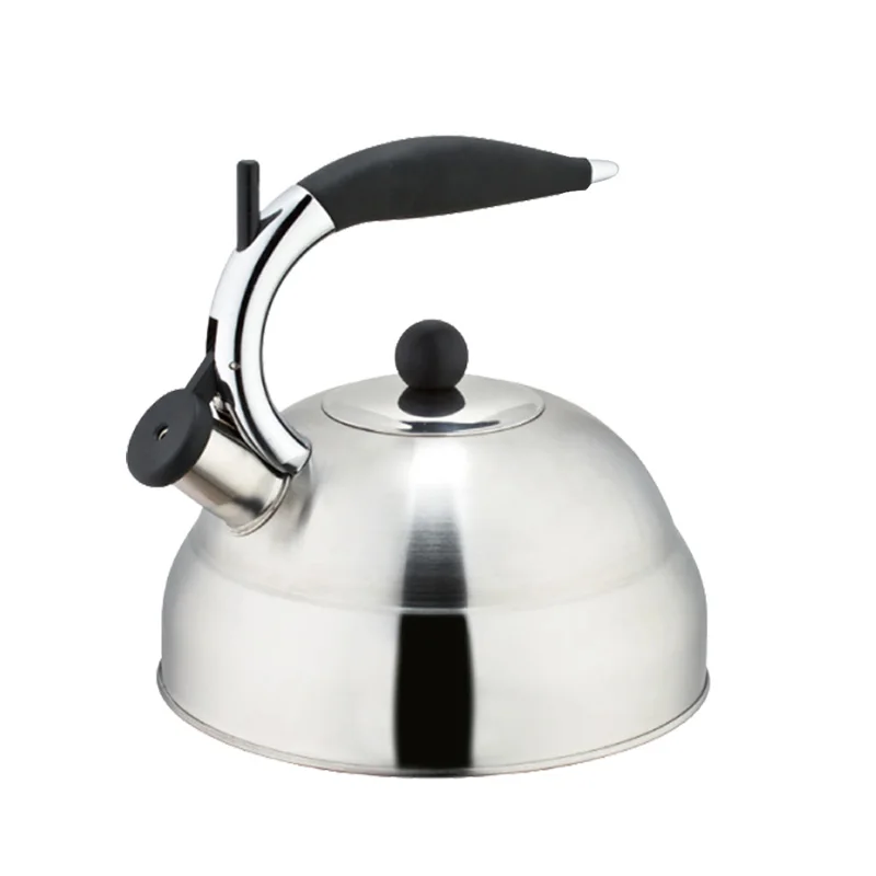 3L Whistle Tea Maker Pot Simple For Household Kitchen Appliances Hemispherical Multicolour Stainless Steel Whistling Kettle
