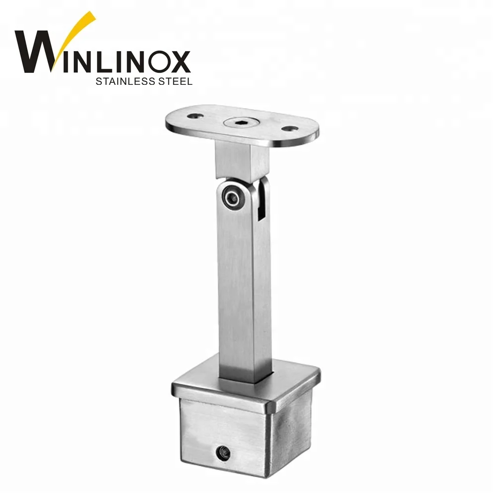 DIY Stair Railing Parts, 304 Post Mount Handrail Bracket Support