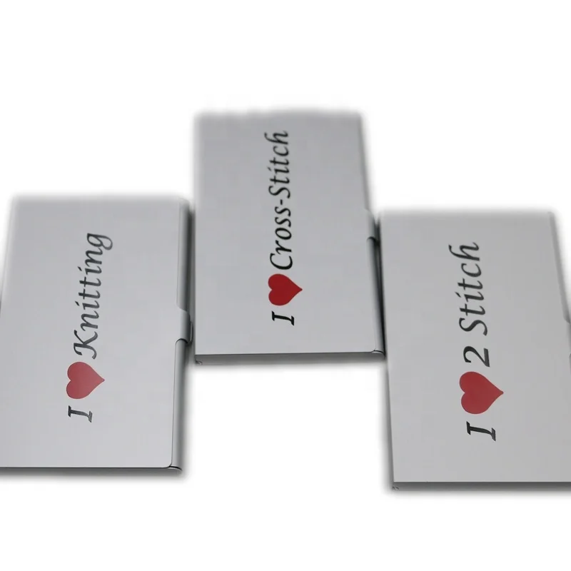 Hot sale Customized logo business card holder Aluminum card case