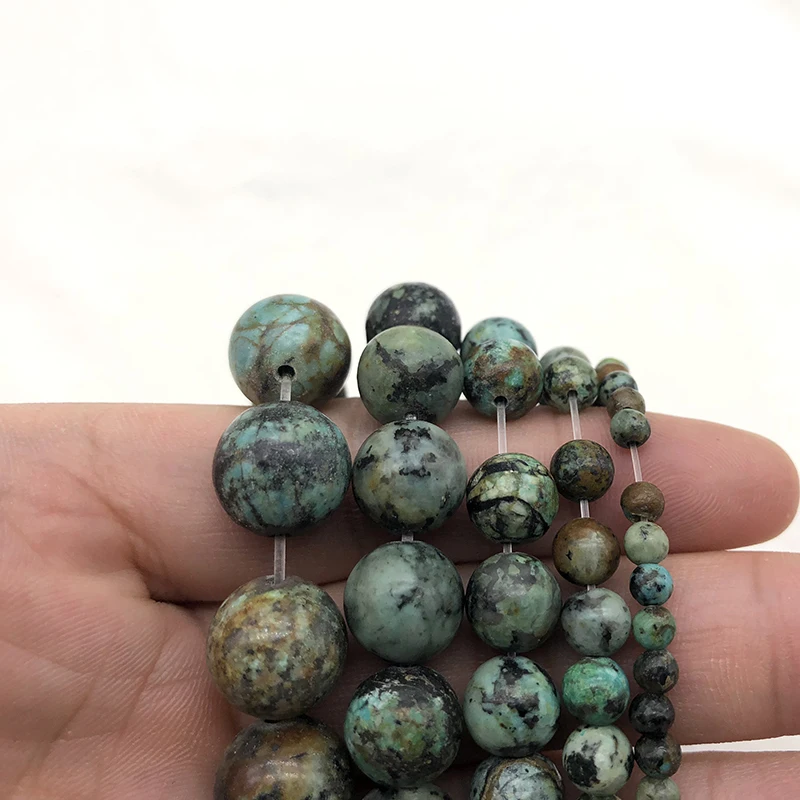 New arrivals natural african turquoise beads for jewelry making stone beads natural stone (AB1665)