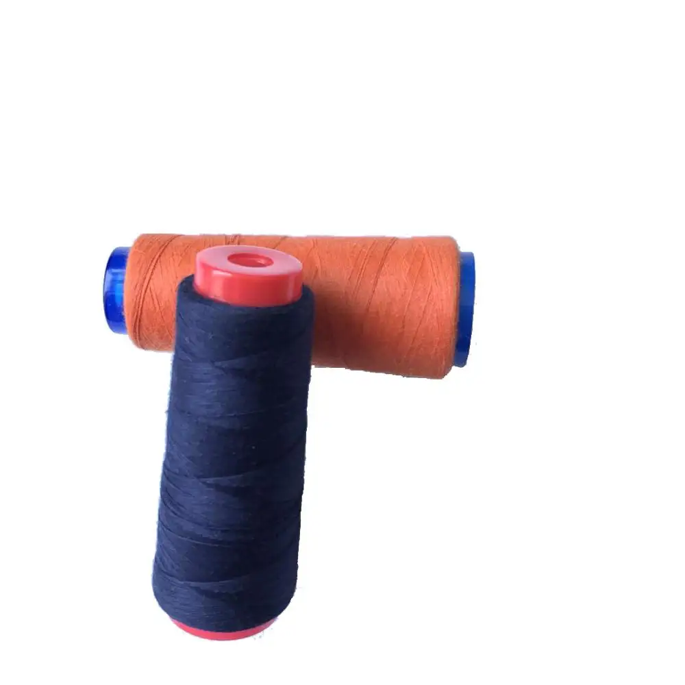 2019 Hot Sale High Temperture Resistant Flame Retardant Thread Spun 100% Meta Aramid 200g /cone MERCERIZED Tanchain TCST009 Dyed