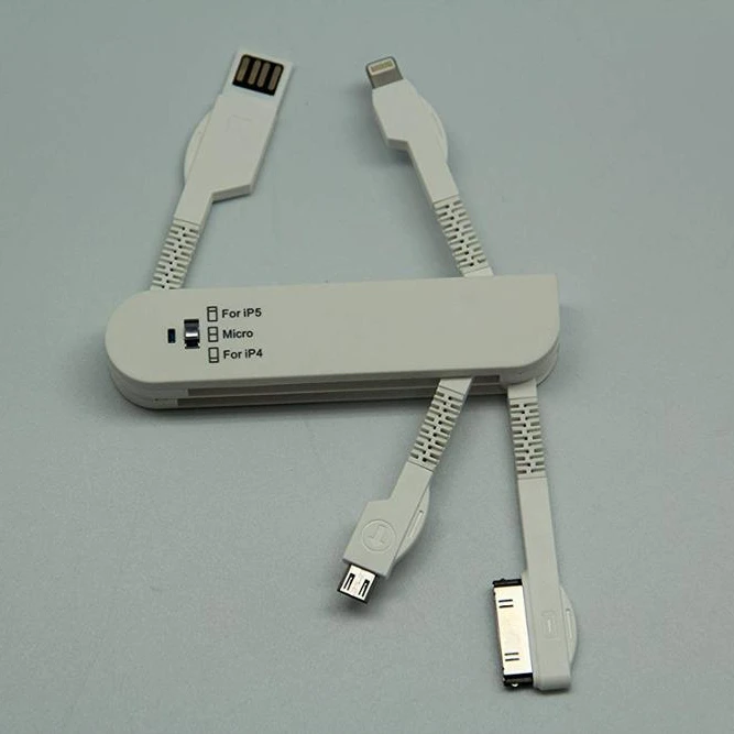 
Multi Purpose Swiss Army Knife USB shaped USB Cable - Adapter 3 in 1 Colorful 