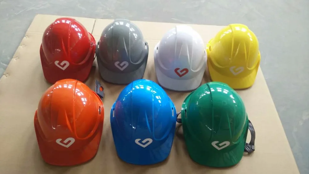 CE EN397 PE Hard hat /construction Plastic safety helmet price