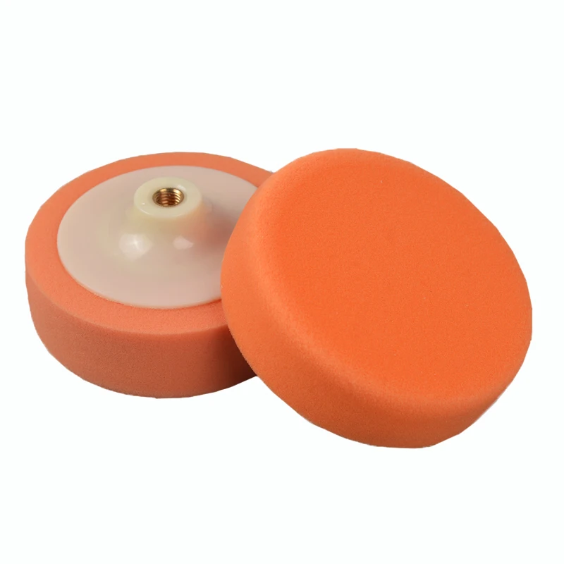 Medium Hardness Thread M14 sponge Polishing wheel Foam Car Buffing Pad