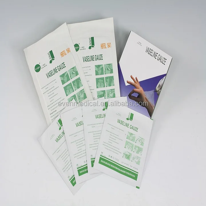 Adhesive Supply Surgical Sterile Disposable Use Medical Paraffin Gauze