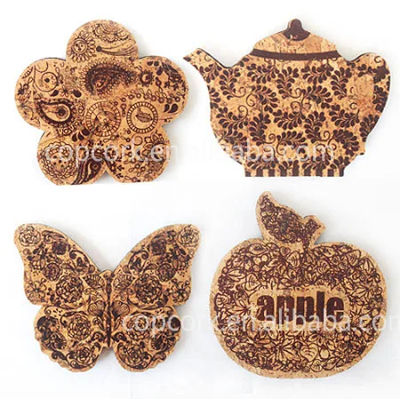 
Cup coaster & Fashion natural cork coaster Hot selling cup coaster 