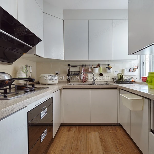 Wholesale Artificial Marble Stone Kitchen Countertop With Backsplash